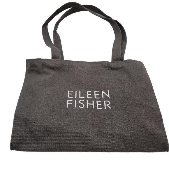 #27. Eileen Fisher Canvas tote bag - Picture 3 of 5